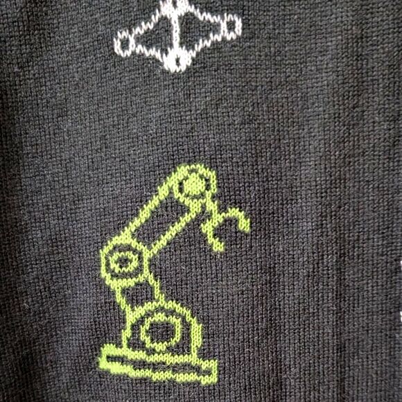 RARE Limited Edition NVIDIA Holiday Knit Sweater Ugly Christmas PC Gamer XS/S - Picture 8 of 10